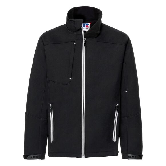 Russell Mens Bionic Softshell Jacket / Black - Picture 1 of 2
